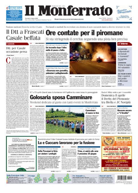 Il Monferrato - Edizione 26 del 06/04/2018